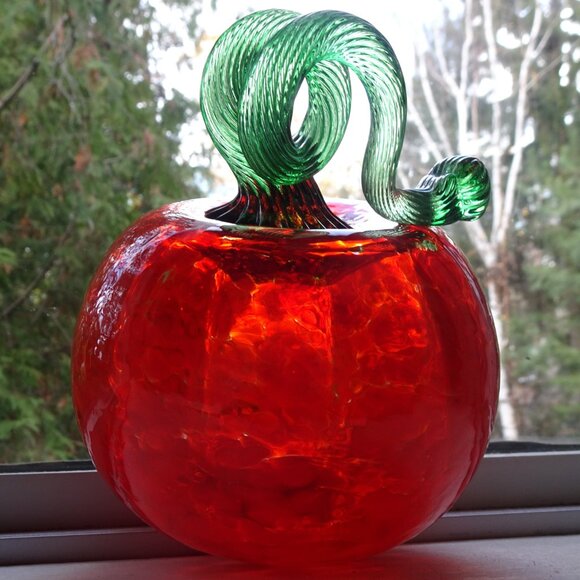 Vintage Glass Pumpkin - Picture 5 of 11